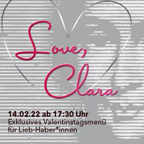 Bild: Unser Menü am Valentinstag